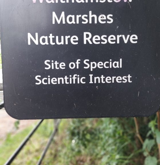 Walthamstow Marshes Nature Reserve SSSI Sign